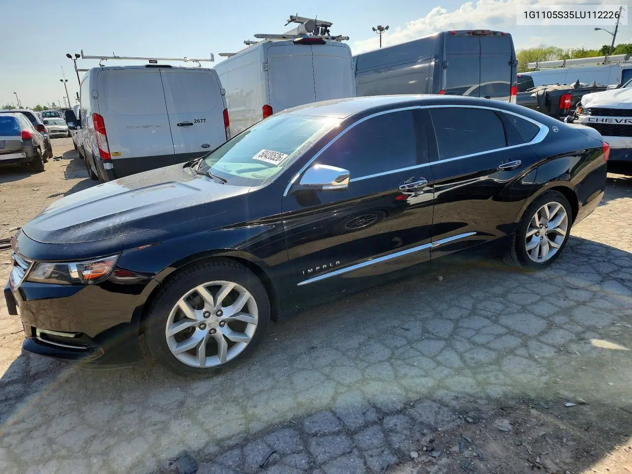 Auction sale of the 2020 Chevrolet Impala , vin: 1G1105S35LU112226, lot number: 50420526