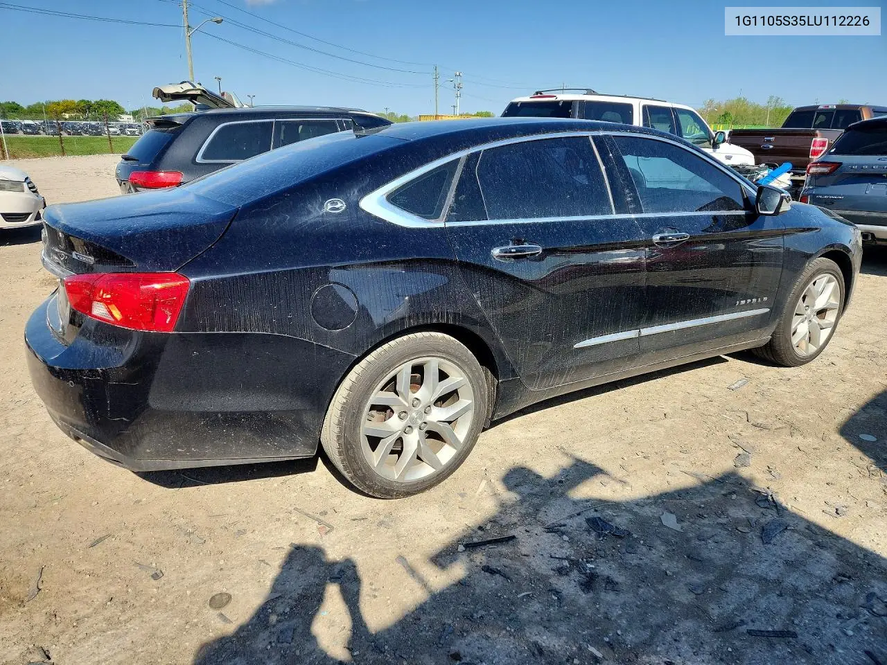 Auction sale of the 2020 Chevrolet Impala , vin: 1G1105S35LU112226, lot number: 50420526