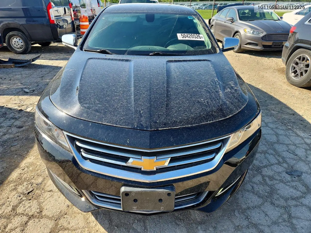 Auction sale of the 2020 Chevrolet Impala , vin: 1G1105S35LU112226, lot number: 50420526