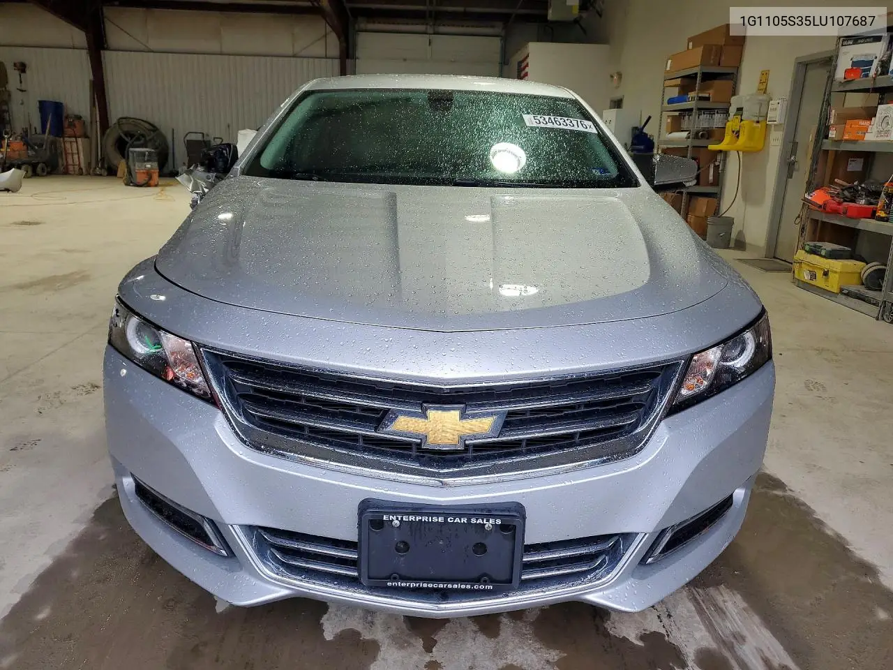 Auction sale of the 2020 Chevrolet Impala , vin: 1G1105S35LU107687, lot number: 53463376