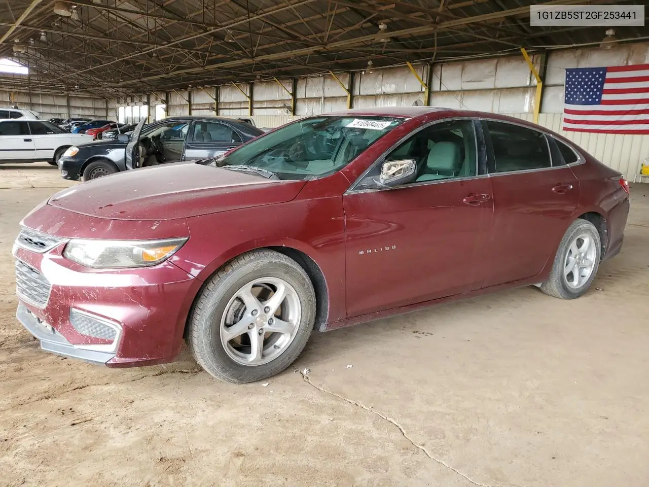 Auction sale of the 2016 Chevrolet Malibu , vin: 1G1ZB5ST2GF253441, lot number: 51098405