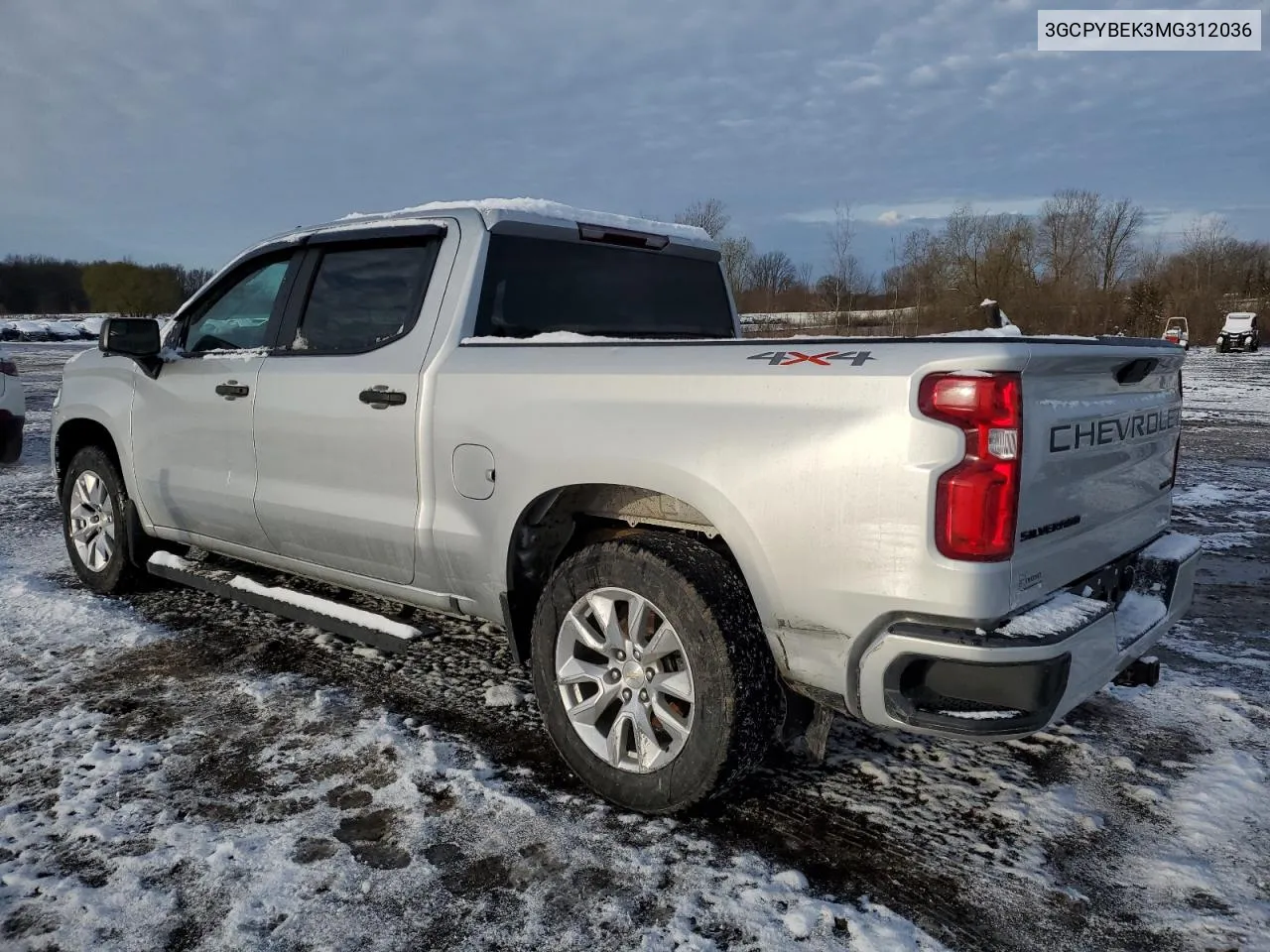 Auction sale of the 2021 Chevrolet Silverado , vin: 3GCPYBEK3MG312036, lot number: 47276574