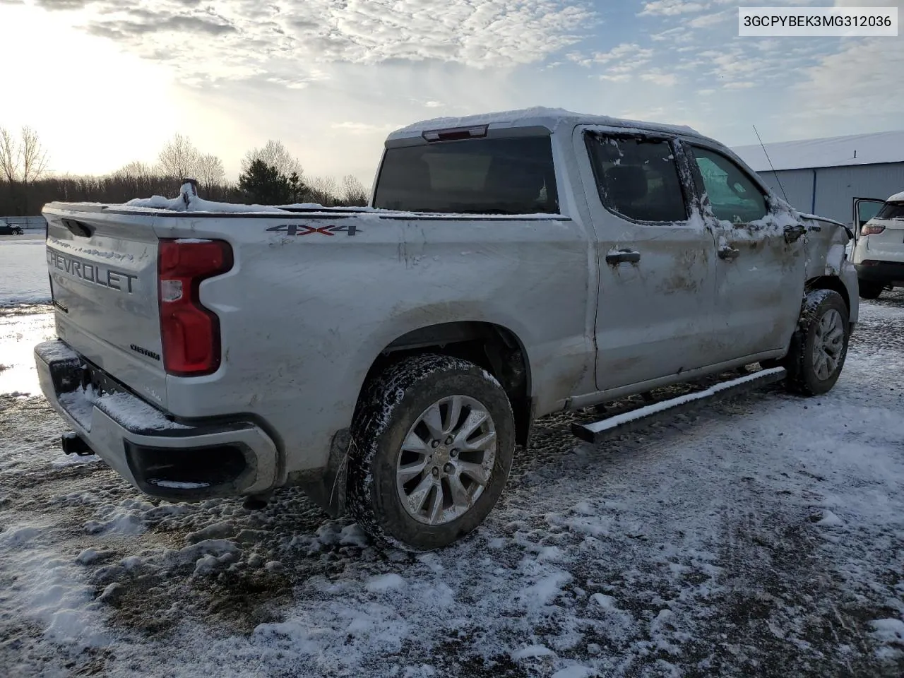 Auction sale of the 2021 Chevrolet Silverado , vin: 3GCPYBEK3MG312036, lot number: 47276574
