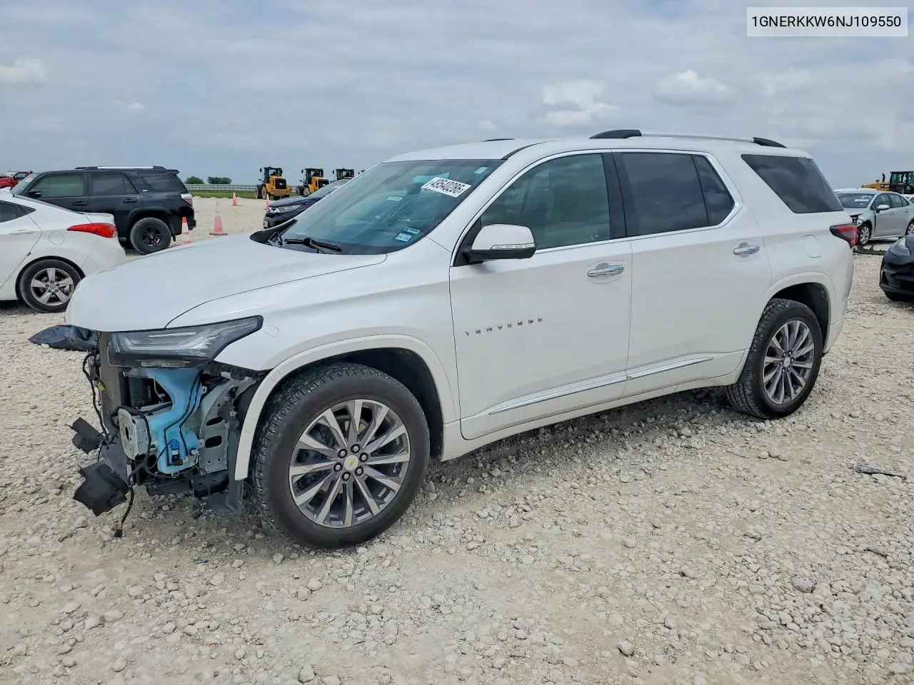 Auction sale of the 2022 Chevrolet Traverse , vin: 1GNERKKW6NJ109550, lot number: 49540286