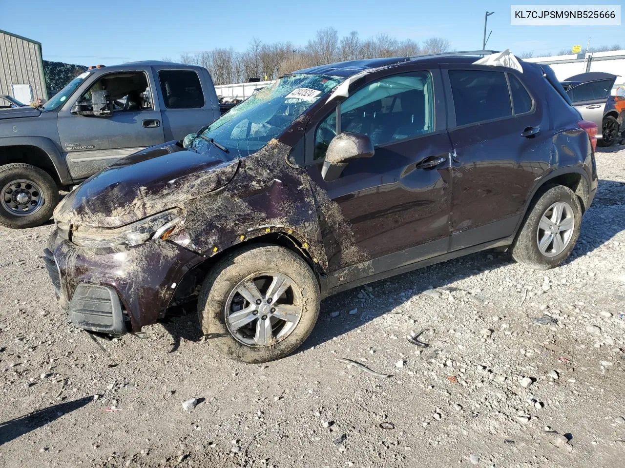 Auction sale of the 2022 Chevrolet Trax , vin: KL7CJPSM9NB525666, lot number: 42840524