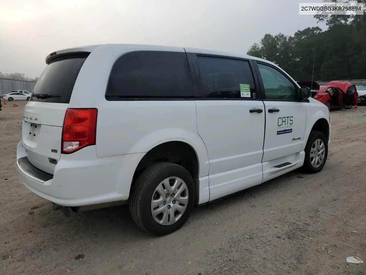 Auction sale of the 2019 Dodge Caravan , vin: 2C7WDGBG3KR798894, lot number: 51659764