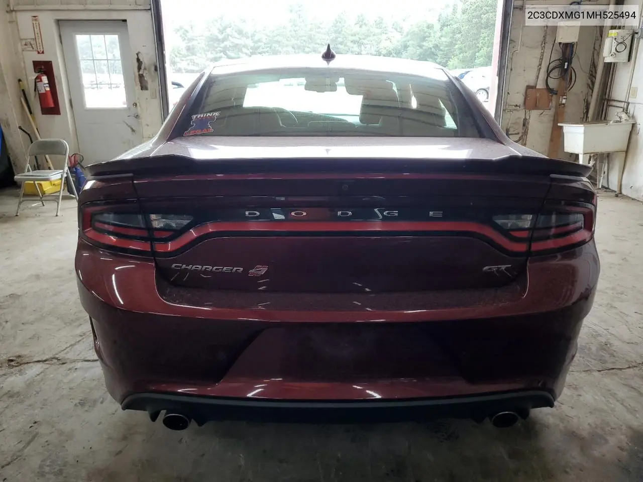 Auction sale of the 2021 Dodge Charger , vin: 2C3CDXMG1MH525494, lot number: 67141905