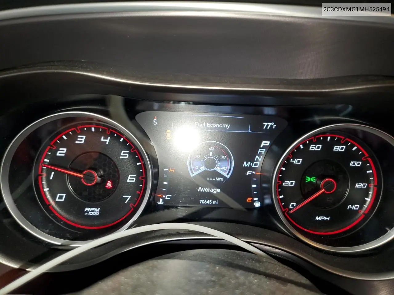 Auction sale of the 2021 Dodge Charger , vin: 2C3CDXMG1MH525494, lot number: 67141905