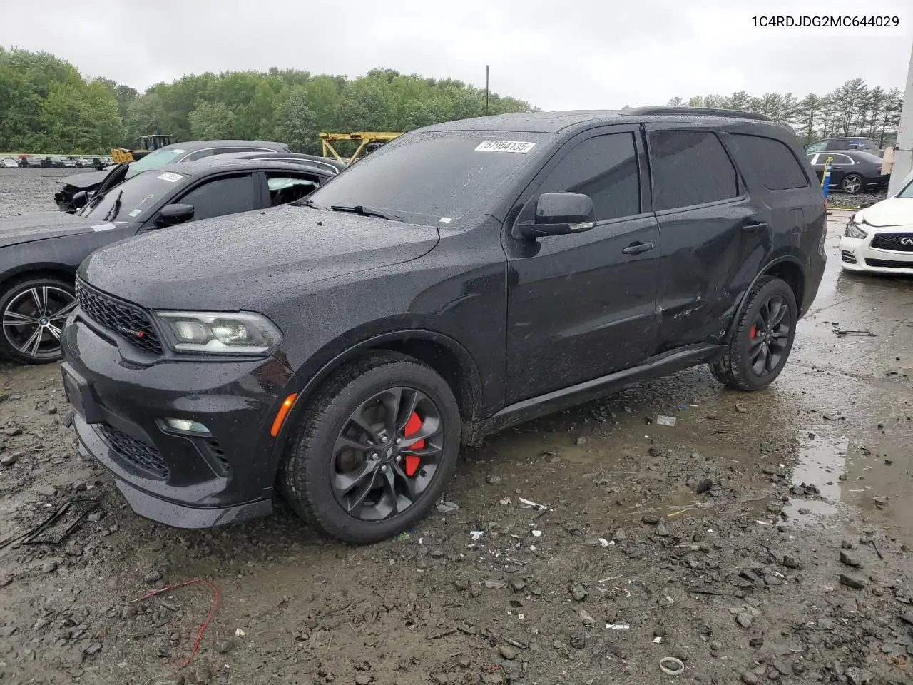 Auction sale of the 2021 Dodge Durango , vin: 1C4RDJDG2MC644029, lot number: 57954135