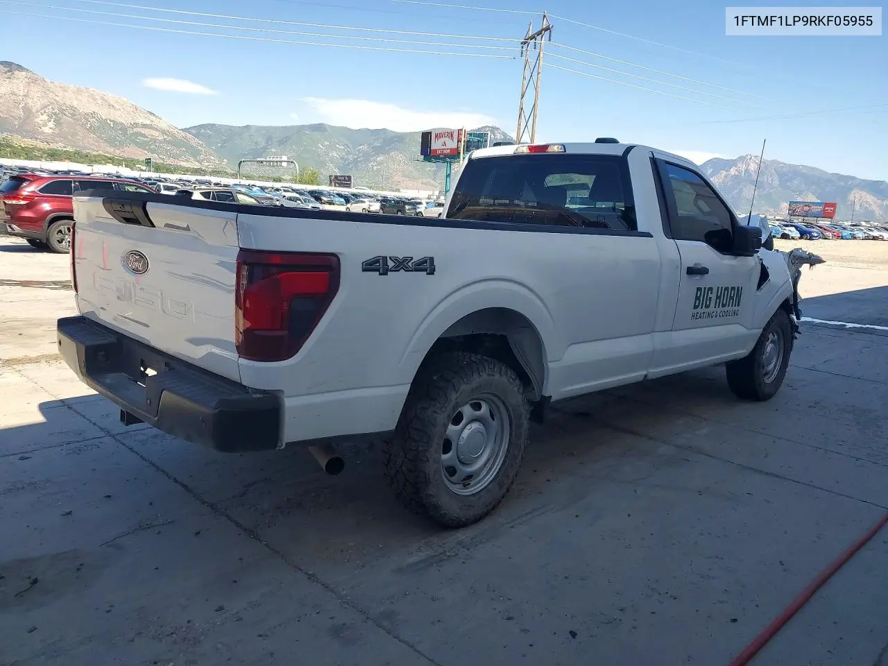 Auction sale of the 2024 Ford F 150 , vin: 1FTMF1LP9RKF05955, lot number: 55500336