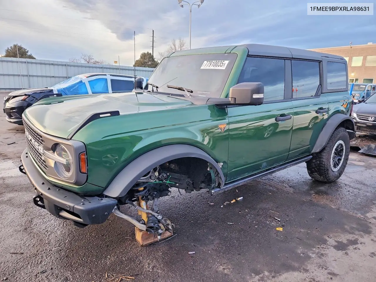 Auction sale of the 2024 Ford Bronco , vin: 1FMEE9BPXRLA98631, lot number: 77910035