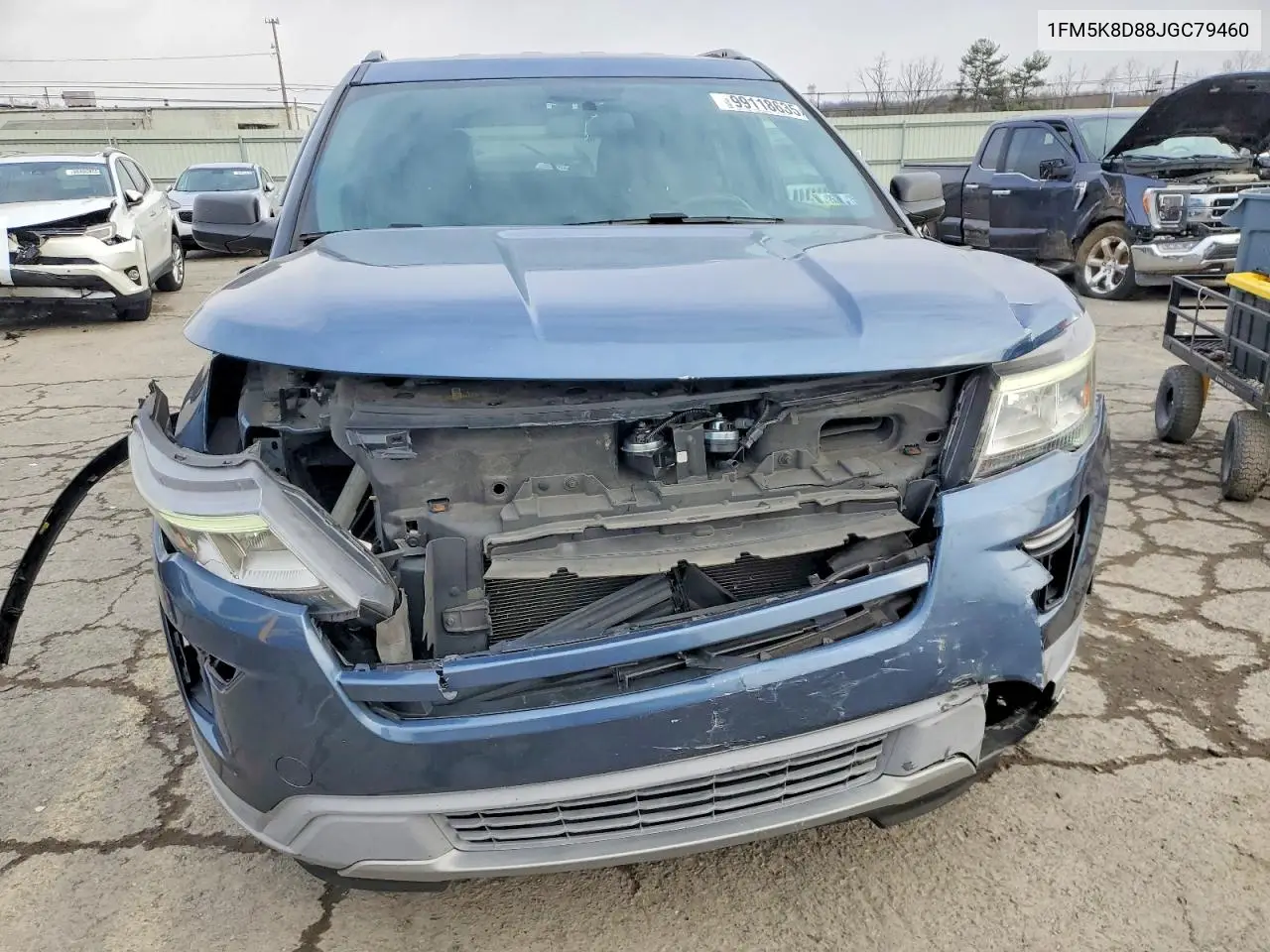 Auction sale of the 2018 Ford Explorer , vin: 1FM5K8D88JGC79460, lot number: 99118635