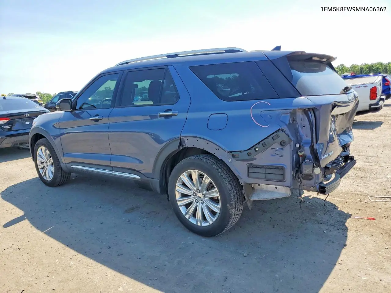 Auction sale of the 2021 Ford Explorer , vin: 1FM5K8FW9MNA06362, lot number: 57973766