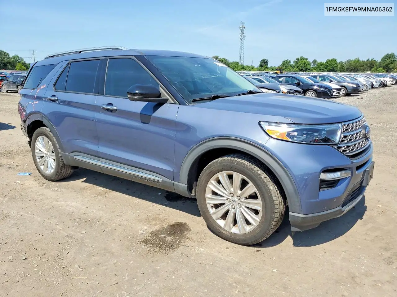 Auction sale of the 2021 Ford Explorer , vin: 1FM5K8FW9MNA06362, lot number: 57973766