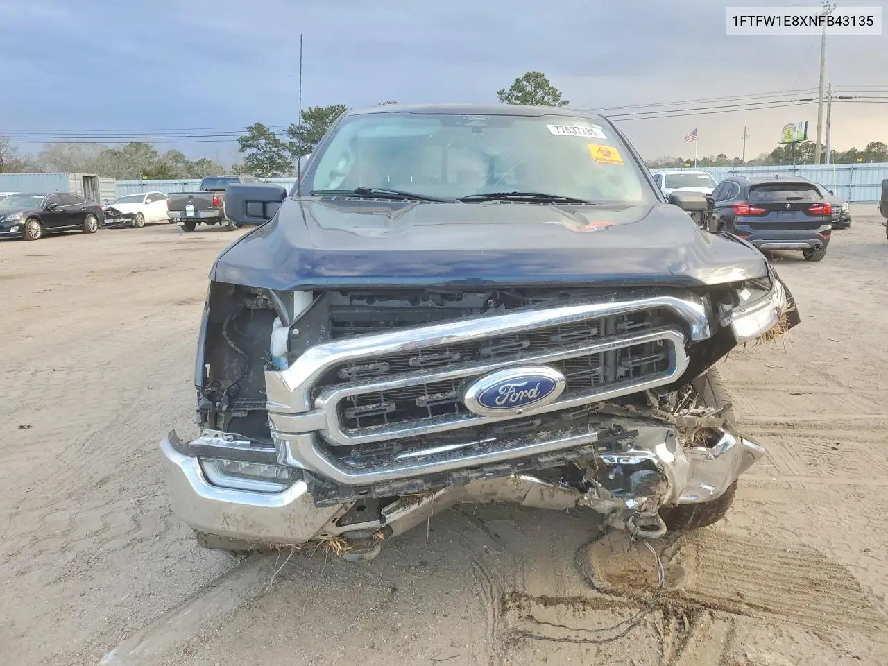 Auction sale of the 2022 Ford F 150 , vin: 1FTFW1E8XNFB43135, lot number: 53809196