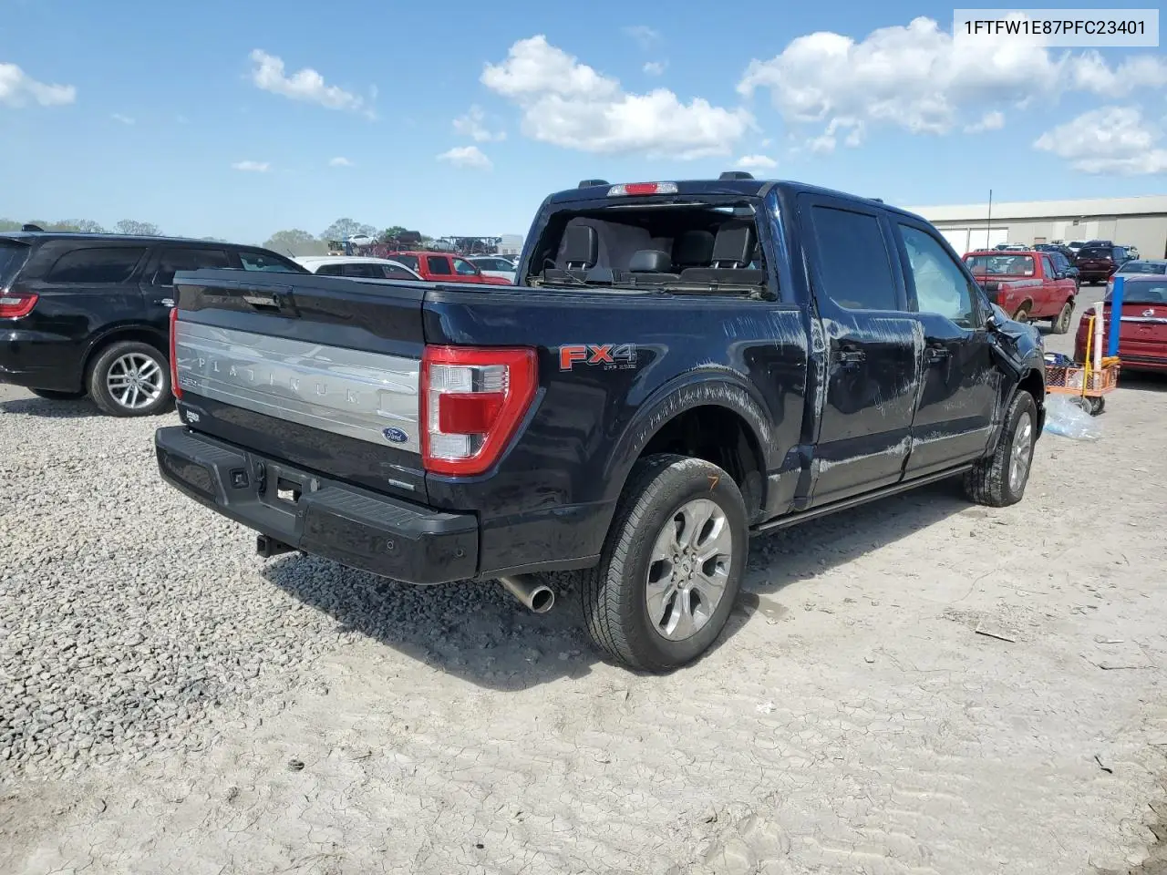 Auction sale of the 2023 Ford F 150 , vin: 1FTFW1E87PFC23401, lot number: 53086355