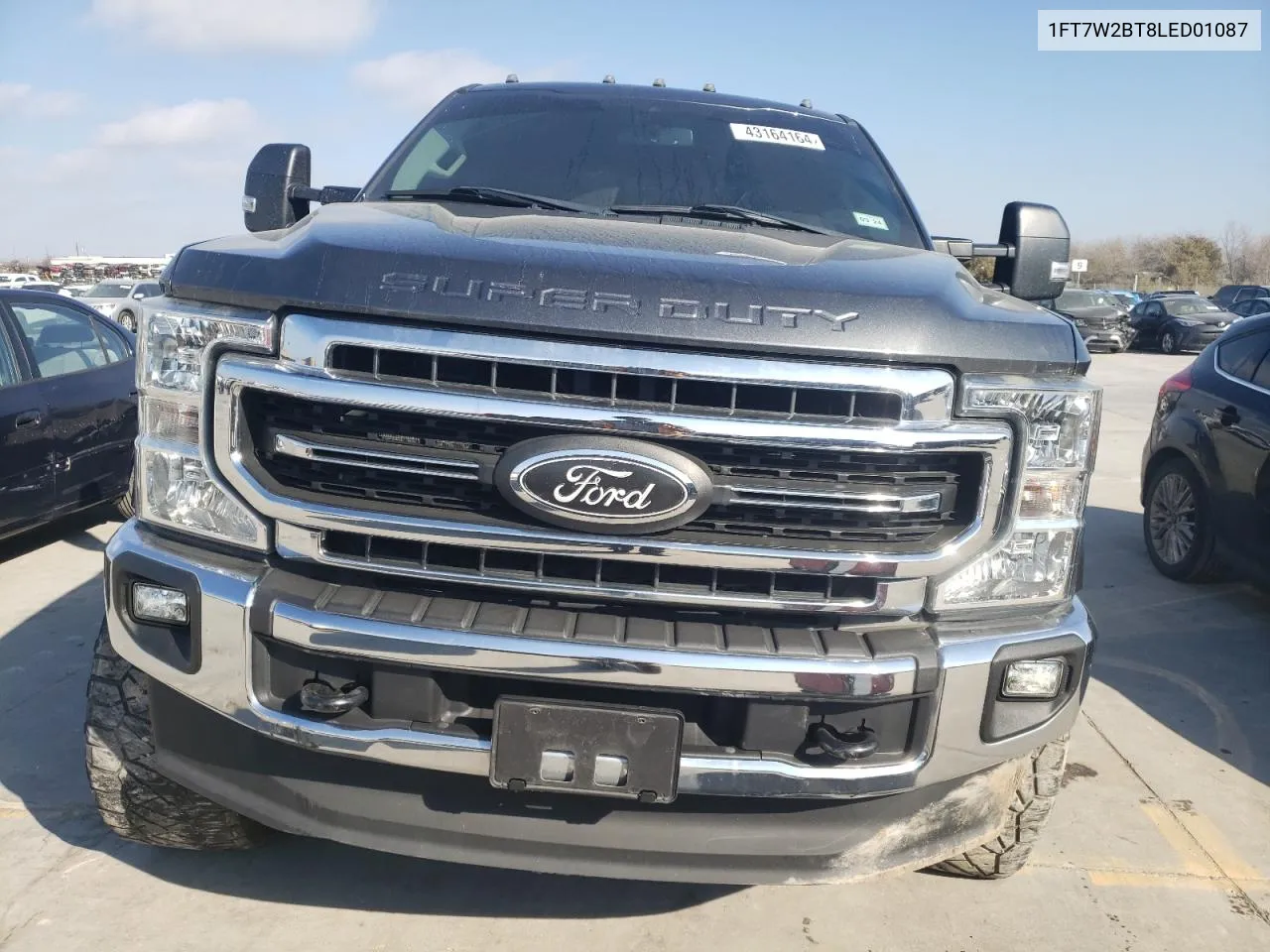 Auction sale of the 2020 Ford F250 , vin: 1FT7W2BT8LED01087, lot number: 43164164