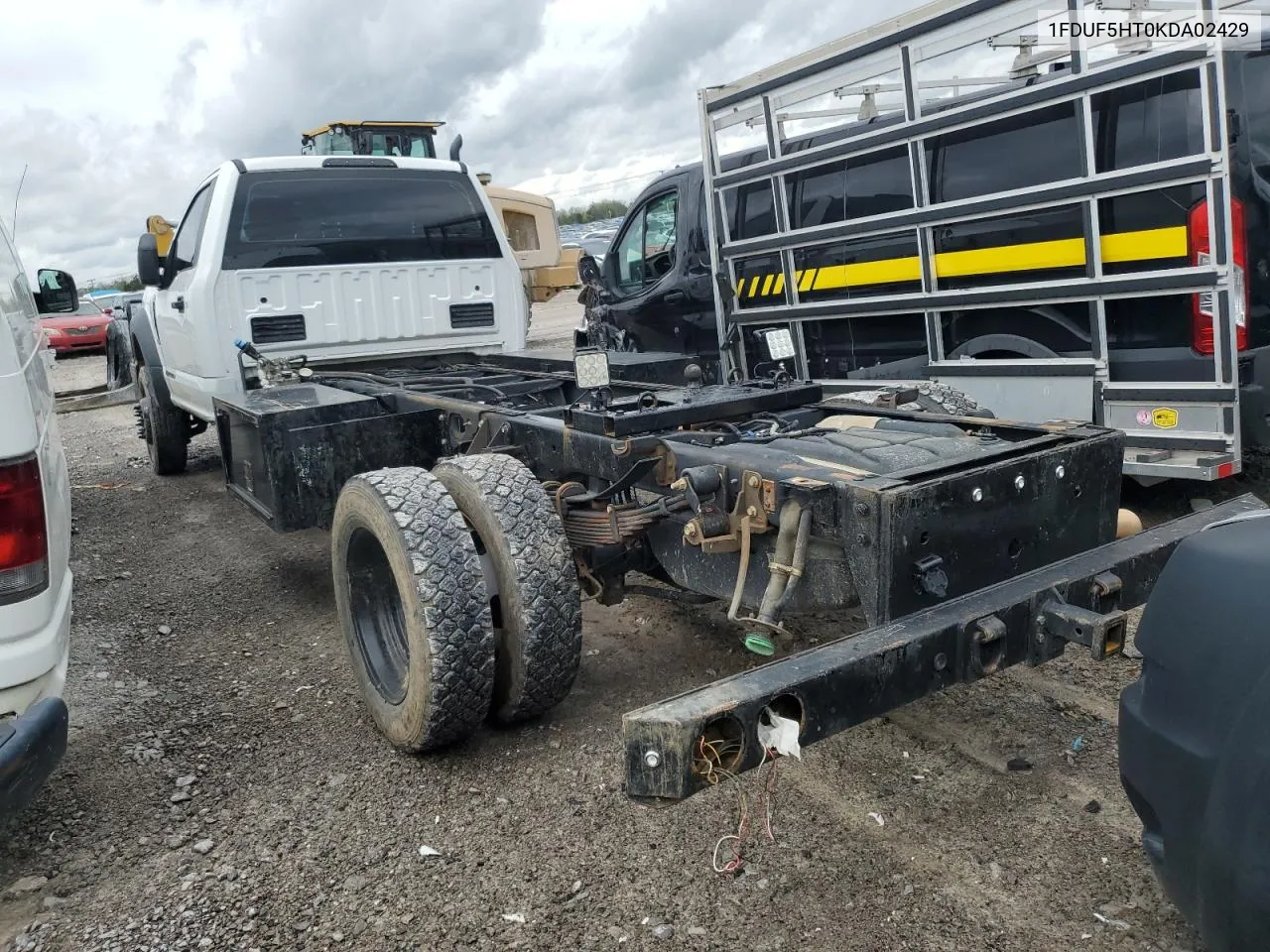Auction sale of the 2019 Ford F550 , vin: 1FDUF5HT0KDA02429, lot number: 50088074