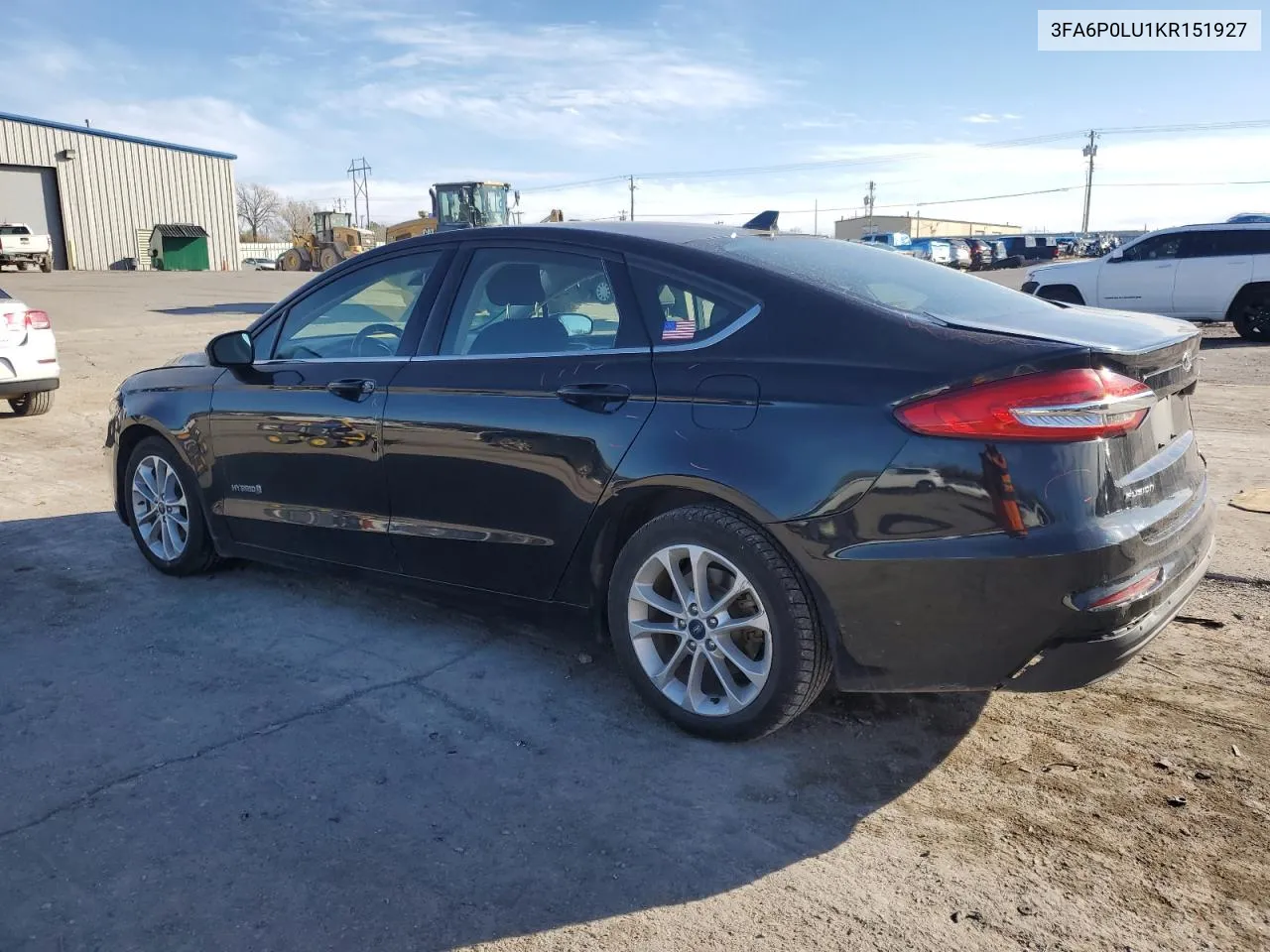 Auction sale of the 2019 Ford Fusion , vin: 3FA6P0LU1KR151927, lot number: 83528814