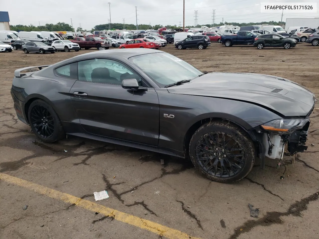 Auction sale of the 2020 Ford Mustang , vin: 1FA6P8CF0L5171526, lot number: 64290014