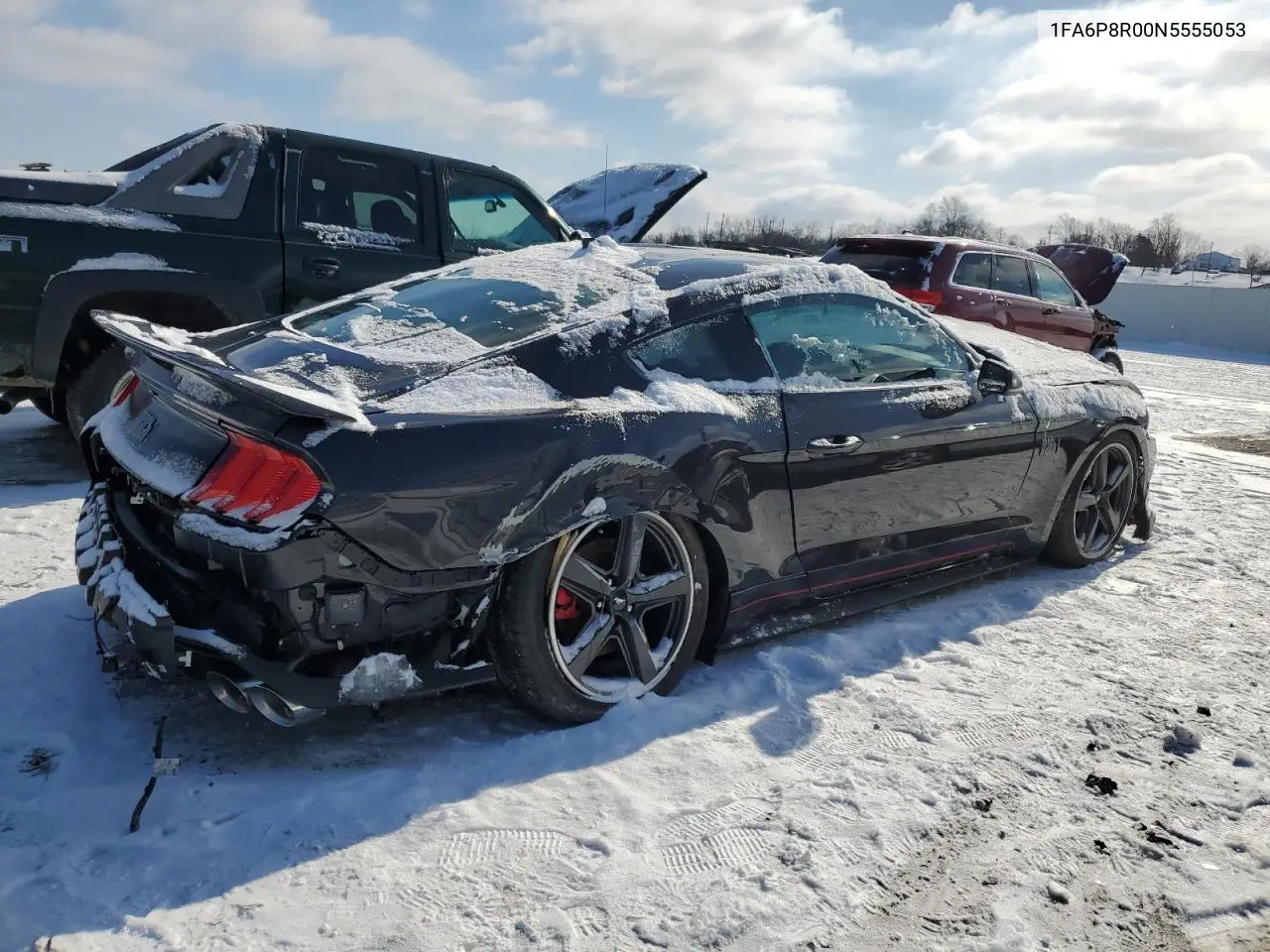 Auction sale of the 2022 Ford Mustang , vin: 1FA6P8R00N5555053, lot number: 45270985