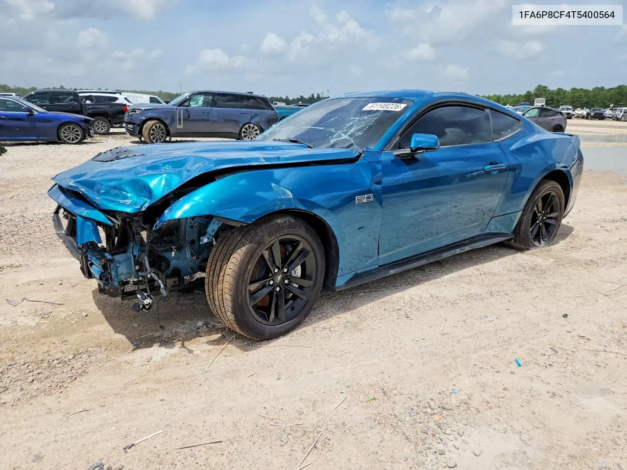 Auction sale of the 2026 Ford Mustang , vin: 1FA6P8CF4T5400564, lot number: 61148226