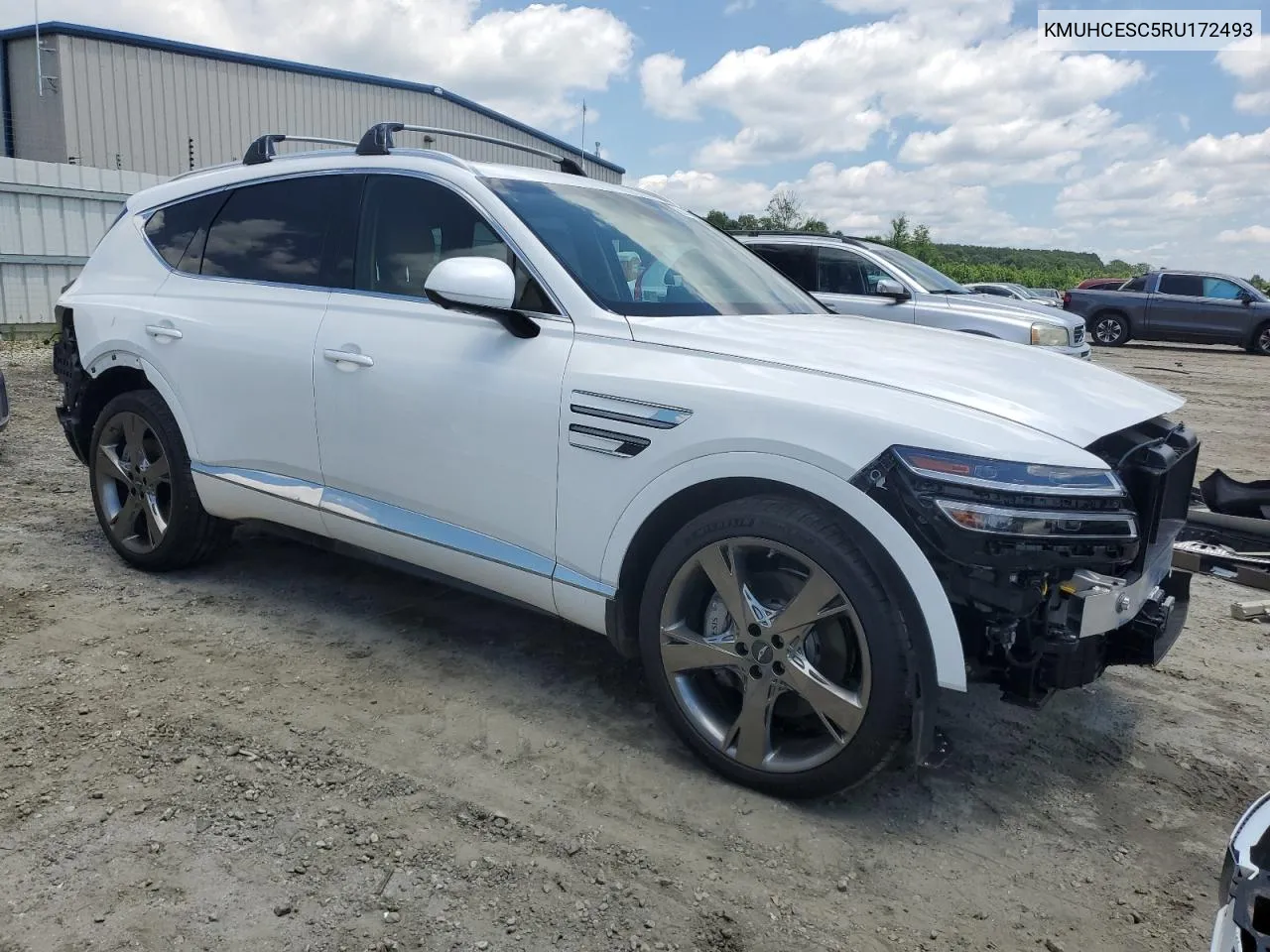 Auction sale of the 2024 Genesis GV80 , vin: KMUHCESC5RU172493, lot number: 55540354