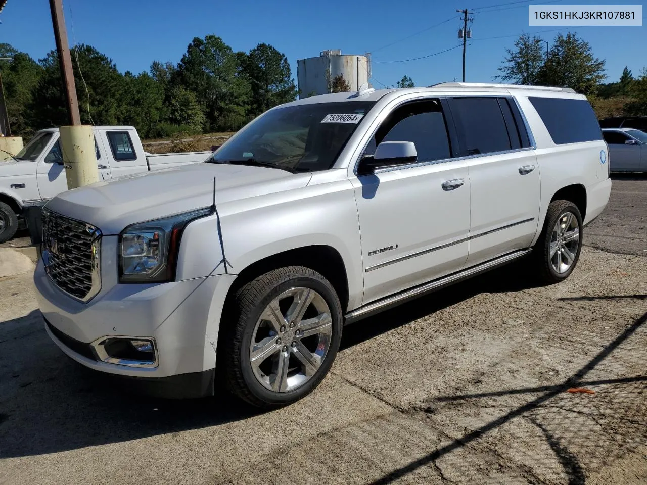 Auction sale of the 2019 GMC Yukon , vin: 1GKS1HKJ3KR107881, lot number: 75206064