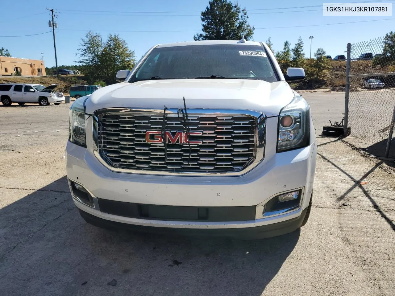 Auction sale of the 2019 GMC Yukon , vin: 1GKS1HKJ3KR107881, lot number: 75206064
