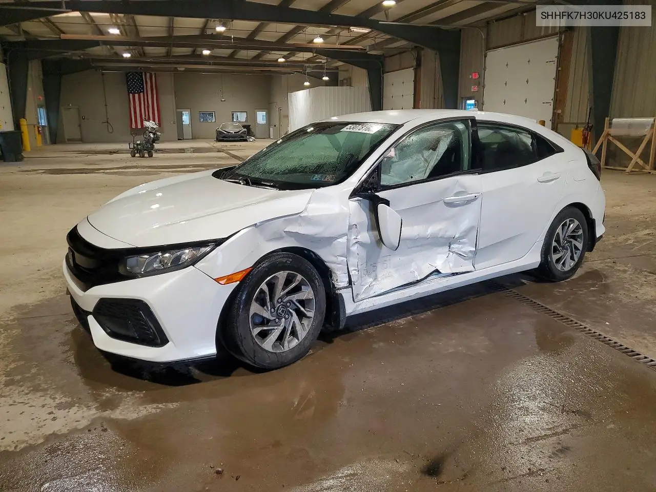 Auction sale of the 2019 Honda Civic , vin: SHHFK7H30KU425183, lot number: 53078166