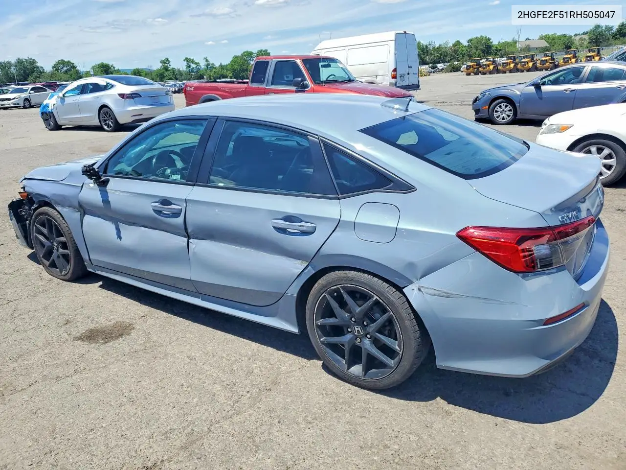 Auction sale of the 2024 Honda Civic , vin: 2HGFE2F51RH505047, lot number: 57338436