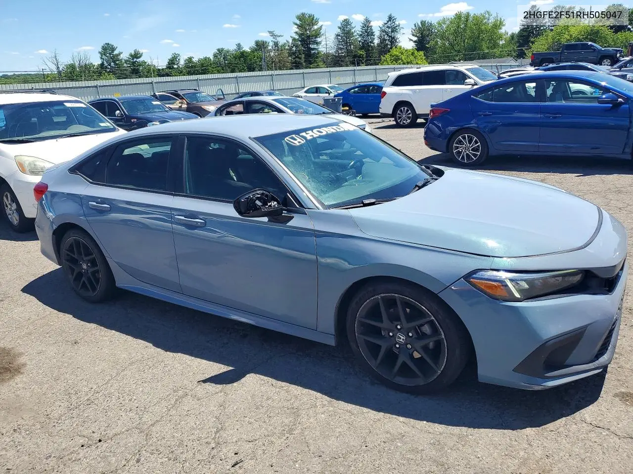Auction sale of the 2024 Honda Civic , vin: 2HGFE2F51RH505047, lot number: 57338436