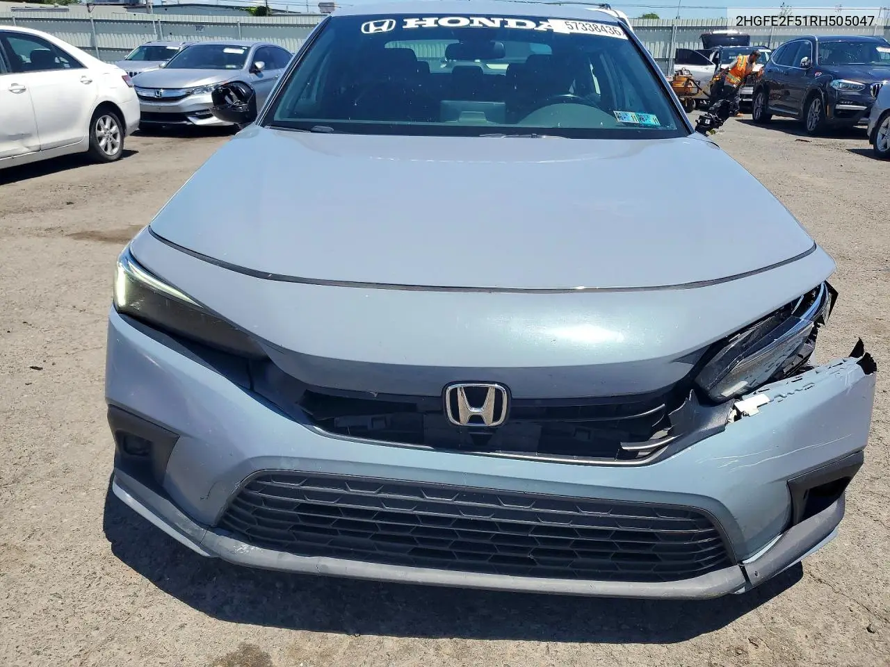 Auction sale of the 2024 Honda Civic , vin: 2HGFE2F51RH505047, lot number: 57338436