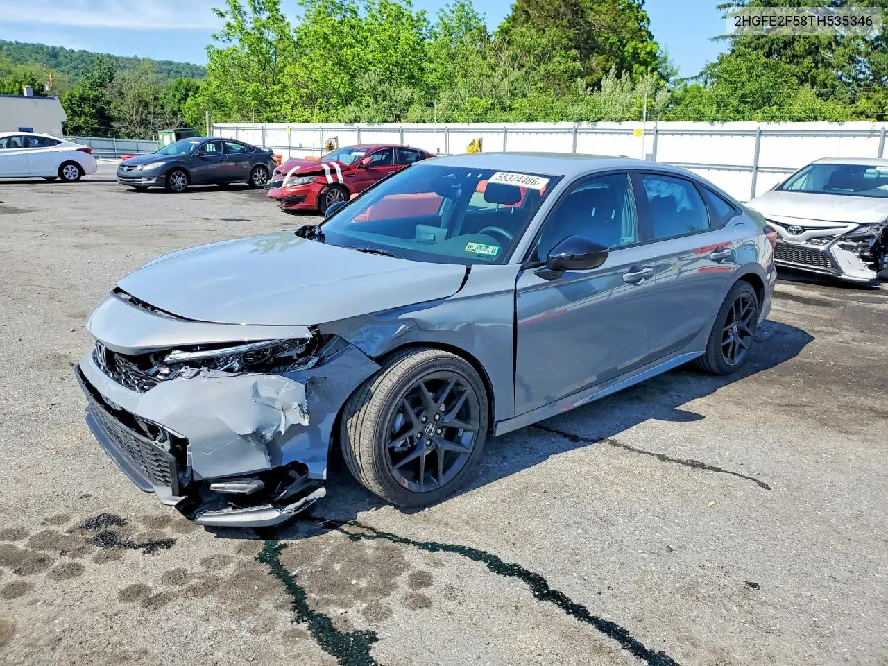 Auction sale of the 2026 Honda Civic , vin: 2HGFE2F58TH535346, lot number: 55374486