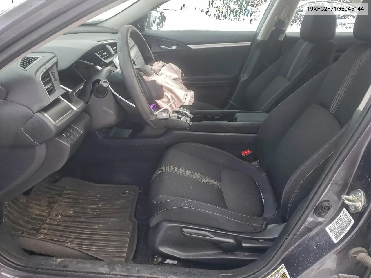 Auction sale of the 2016 Honda Civic , vin: 19XFC2F71GE045144, lot number: 94129905