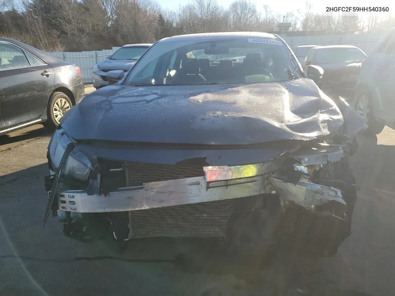 Auction sale of the 2017 Honda Civic , vin: 2HGFC2F59HH540360, lot number: 42028794