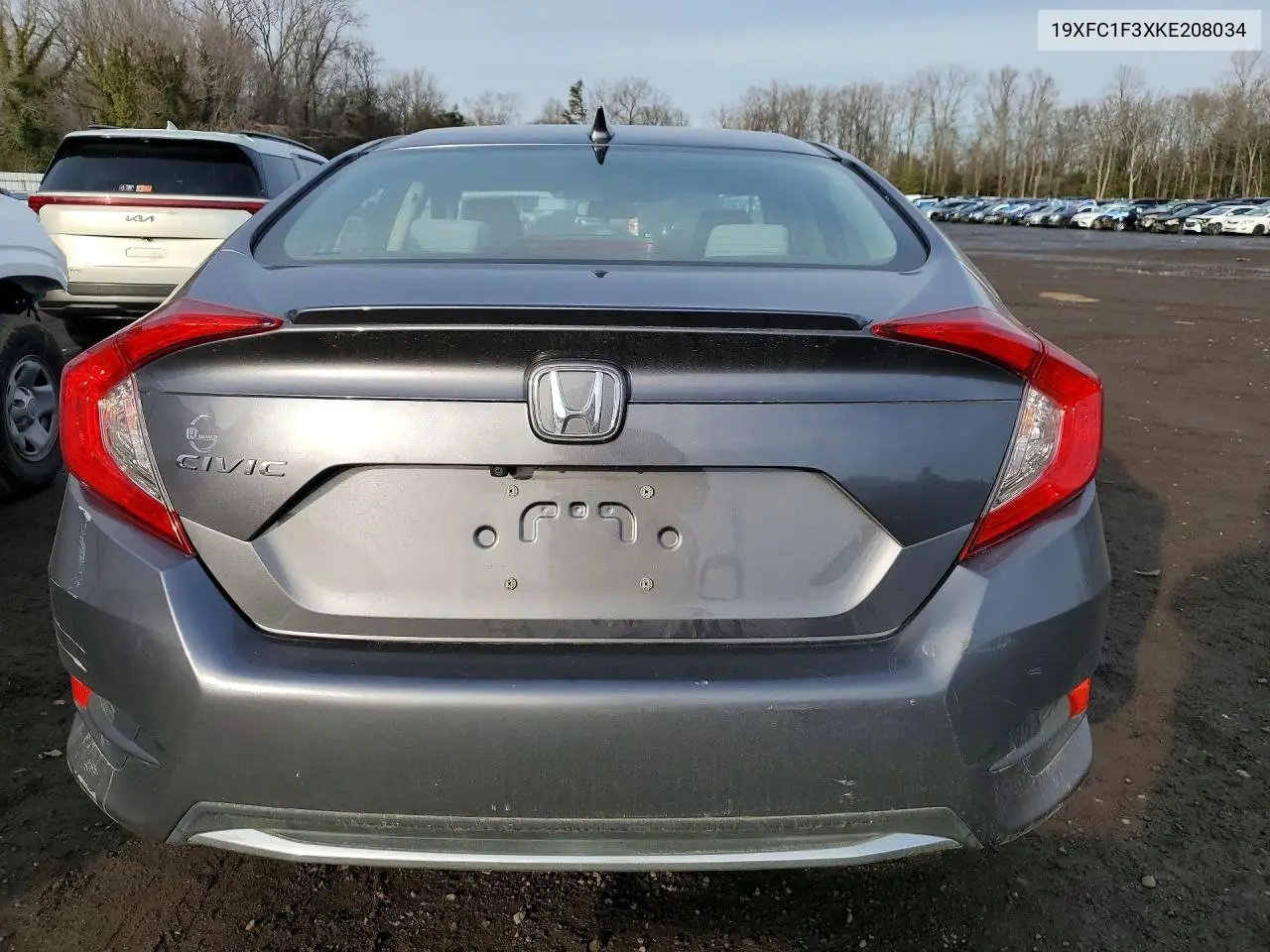 Auction sale of the 2019 Honda Civic , vin: 19XFC1F3XKE208034, lot number: 77992675