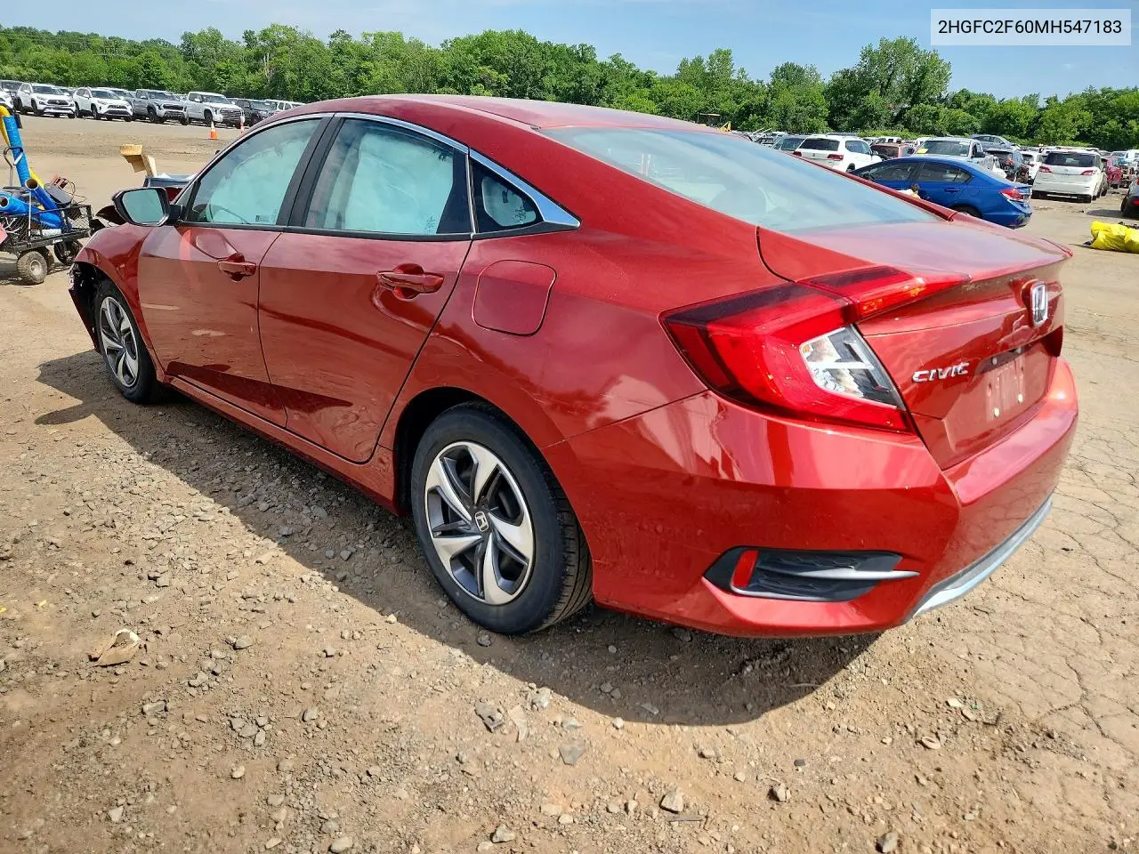 Auction sale of the 2021 Honda Civic , vin: 2HGFC2F60MH547183, lot number: 56821316
