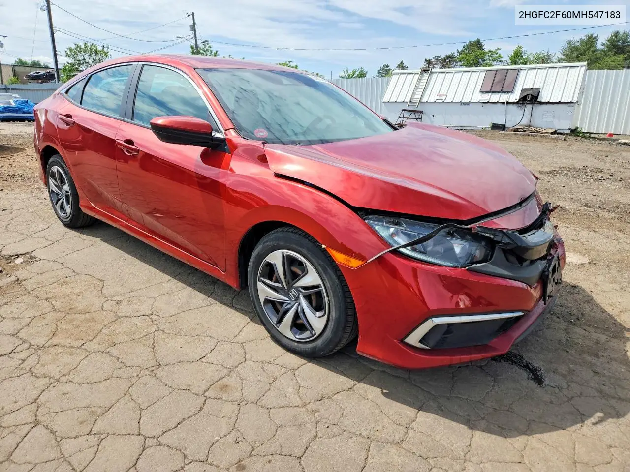 Auction sale of the 2021 Honda Civic , vin: 2HGFC2F60MH547183, lot number: 56821316