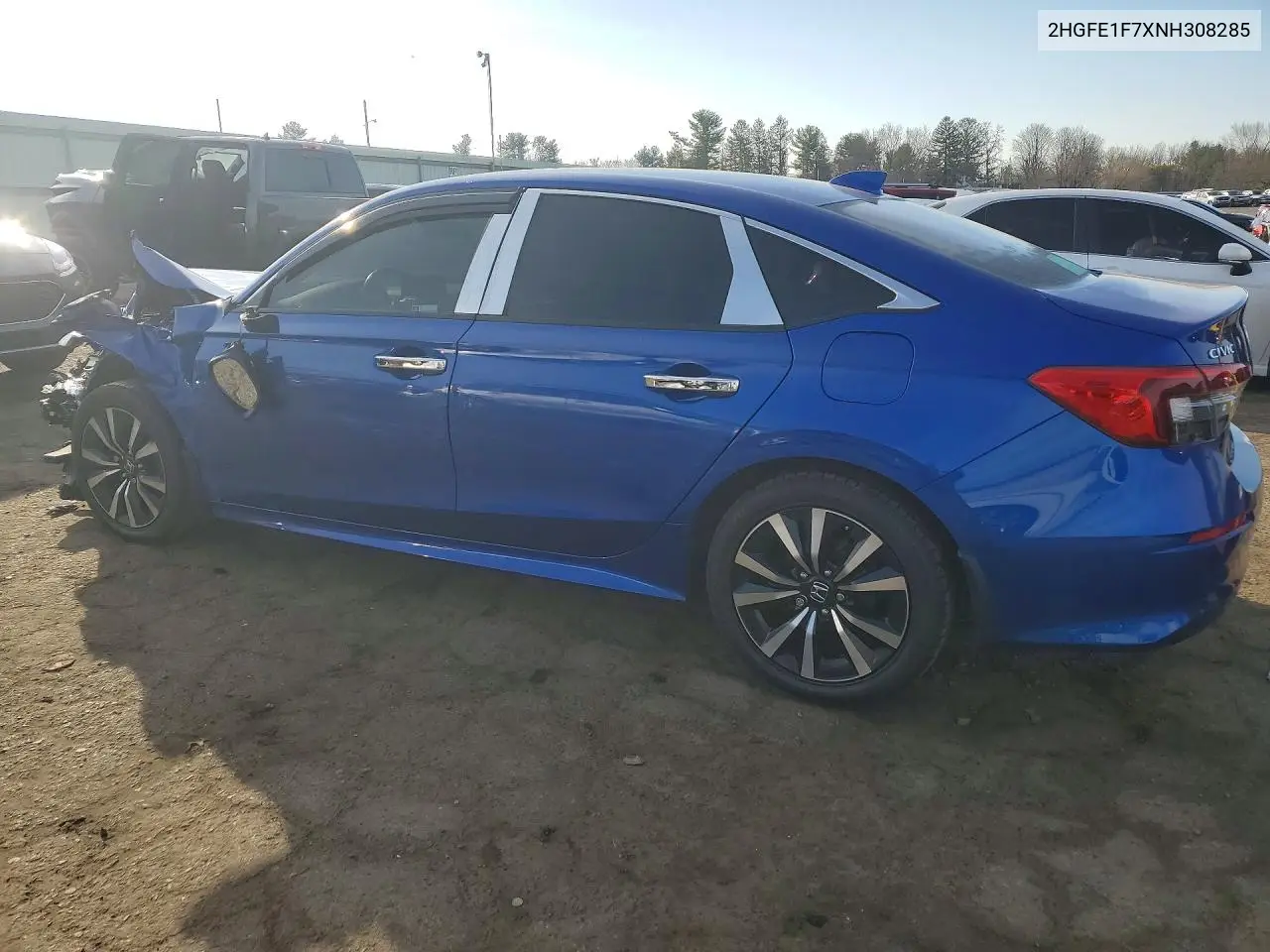 Auction sale of the 2022 Honda Civic , vin: 2HGFE1F7XNH308285, lot number: 46576916