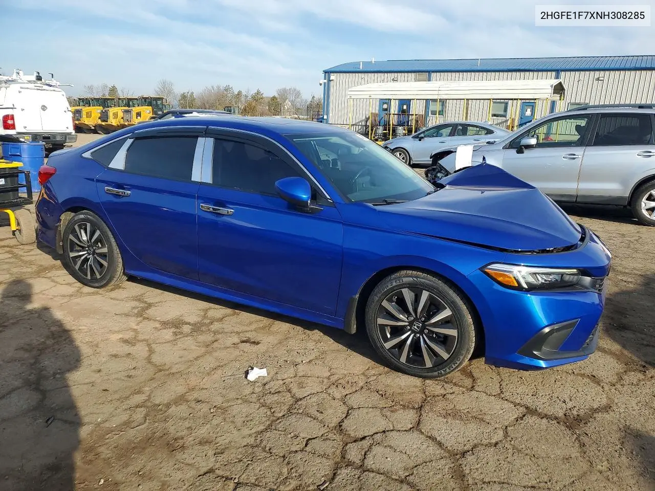 Auction sale of the 2022 Honda Civic , vin: 2HGFE1F7XNH308285, lot number: 46576916