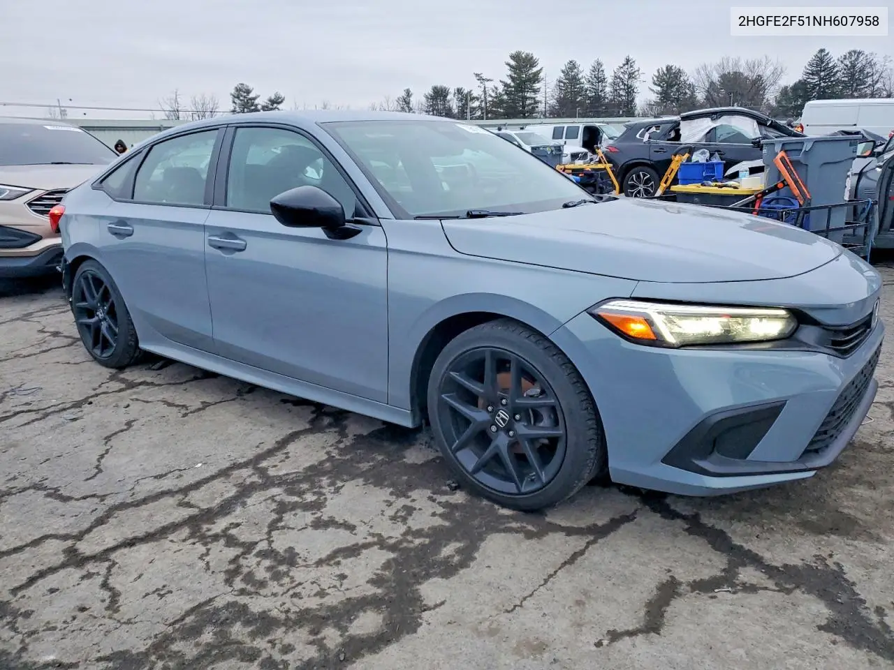 Auction sale of the 2022 Honda Civic , vin: 2HGFE2F51NH607958, lot number: 98191785