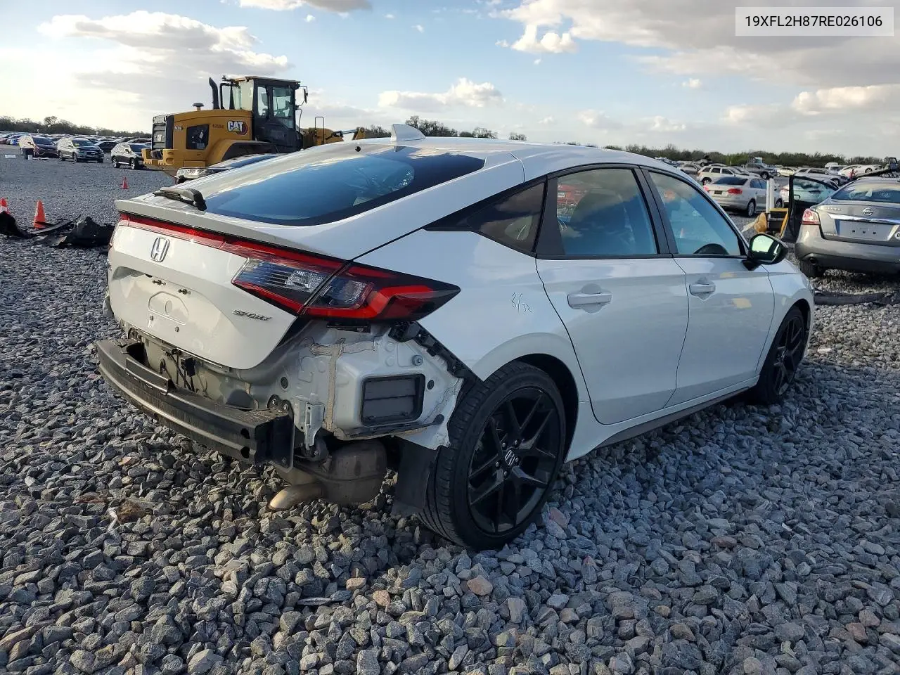 Auction sale of the 2024 Honda Civic , vin: 19XFL2H87RE026106, lot number: 75663975