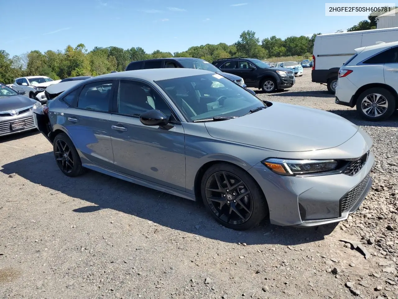 Auction sale of the 2025 Honda Civic , vin: 2HGFE2F50SH606781, lot number: 70534335