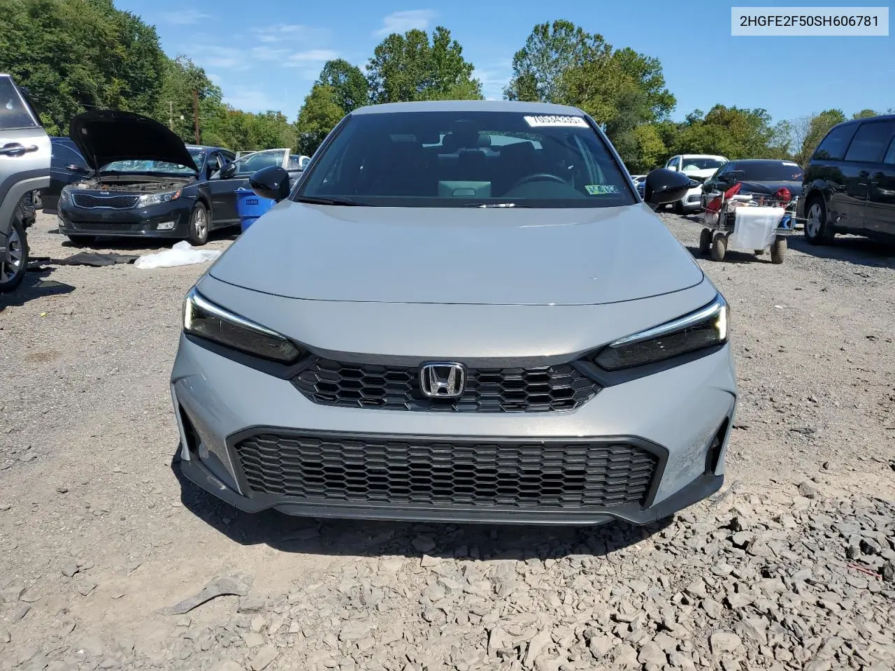 Auction sale of the 2025 Honda Civic , vin: 2HGFE2F50SH606781, lot number: 70534335