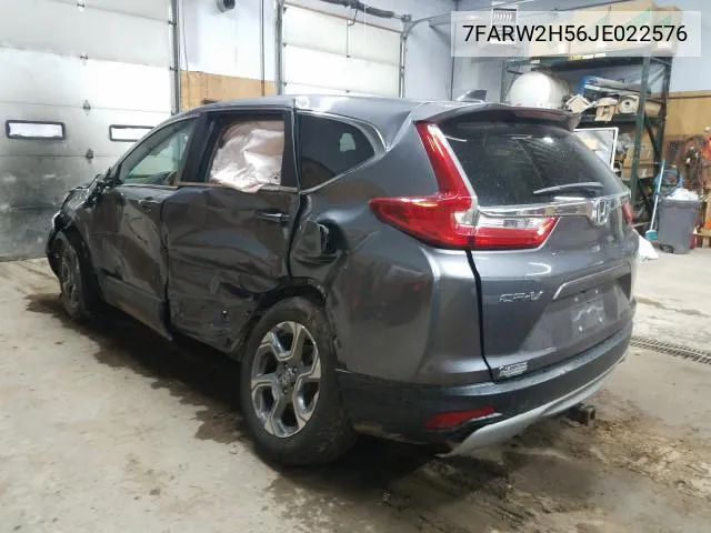 Auction sale of the 2018 Honda CR V , vin: 7FARW2H56JE022576, lot number: 31853191