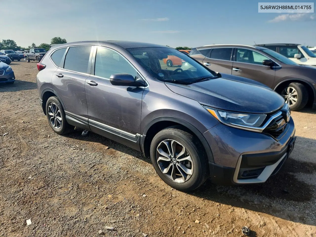 Auction sale of the 2021 Honda CR V , vin: 5J6RW2H88ML014755, lot number: 59708776