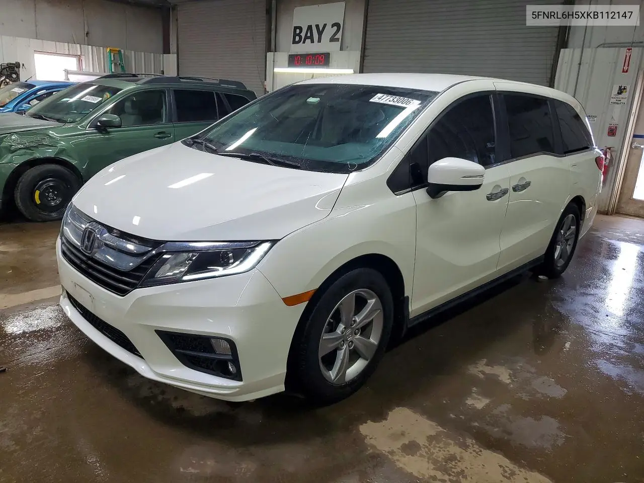 Auction sale of the 2019 Honda Odyssey , vin: 5FNRL6H5XKB112147, lot number: 47733006