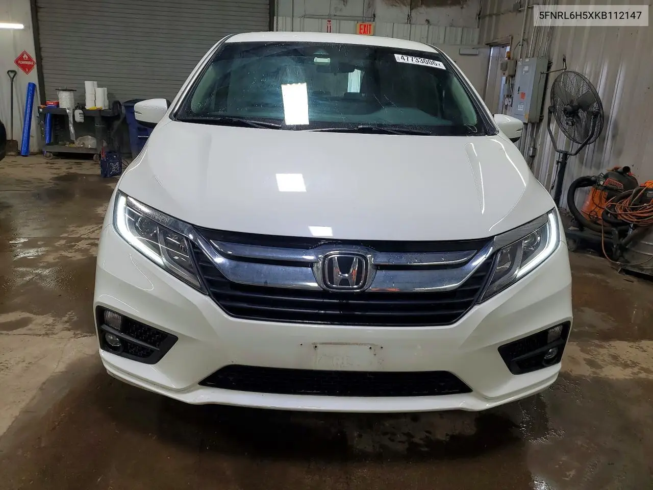 Auction sale of the 2019 Honda Odyssey , vin: 5FNRL6H5XKB112147, lot number: 47733006