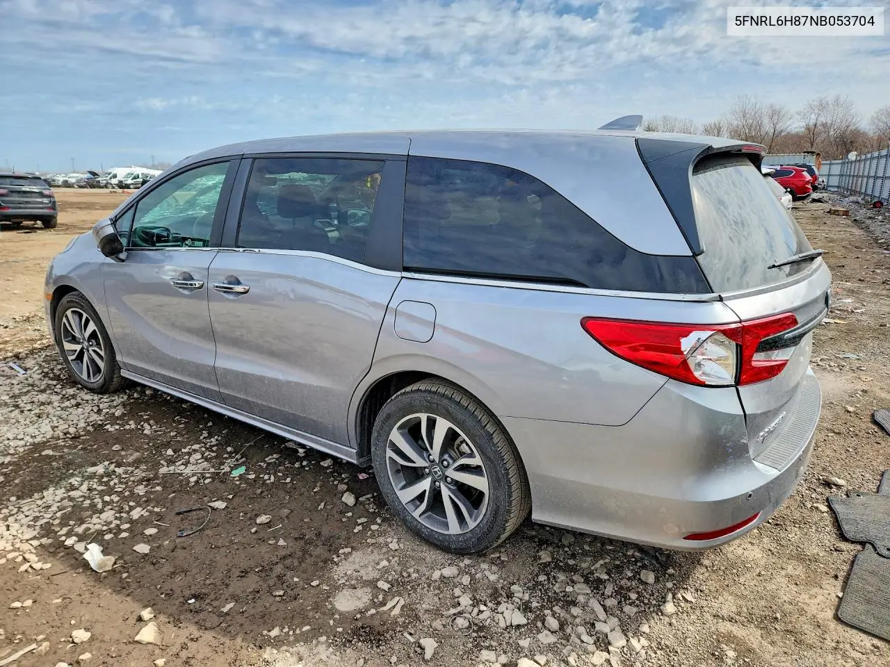 Auction sale of the 2022 Honda Odyssey , vin: 5FNRL6H87NB053704, lot number: 46158376